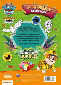 Paw Patrol in de jungle achterzijde