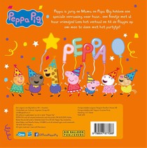 Peppa's verrassingsfeestje achterzijde