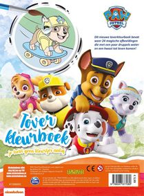 Toverkleurboek van PAW Patrol achterzijde