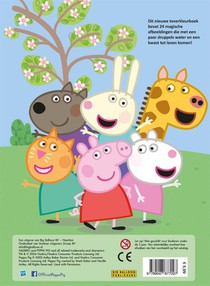 Toverkleurboek van Peppa Pig achterzijde