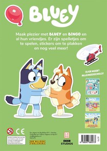 Bluey en haar vriendjes achterzijde