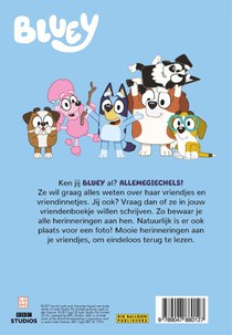 Bluey's vriendenboek achterzijde