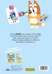 Kleur mee met Bluey achterzijde