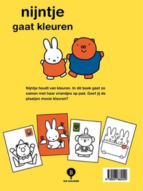 Nijntje gaat kleuren achterzijde