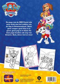 PAW Patrol kleurblok achterzijde