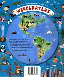 Wereldatlas achterzijde