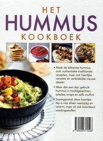 Het Hummus kookboek achterzijde