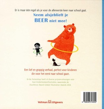 Neem nooit een beer mee naar school achterzijde