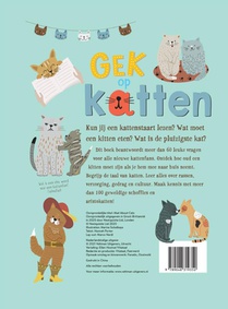 Gek op katten achterzijde