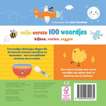 Mijn eerste 100 woordjes - kijken, voelen, zeggen achterzijde