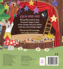 Mevrouw Muis klust erop los! achterzijde