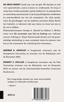 De economie van list en bedrog achterzijde