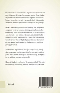 The Governance of Privacy achterzijde