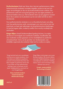 Je perfectionisme de baas achterzijde