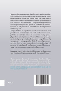 Religie, identiteit en conflict achterzijde