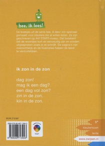 Ik zon in de zon achterzijde