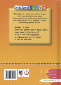 Dat durf ik niet! achterzijde