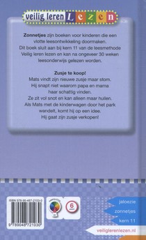 Zusje te koop! achterzijde