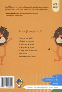 Hoor jij mijn brul? achterzijde