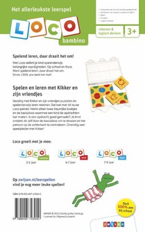 Loco bambino Kikker pakket spelen & leren achterzijde