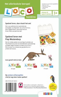Fiep Westendorp pakket spelen & tellen met dieren achterzijde