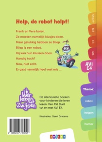 Help, de robot helpt! achterzijde