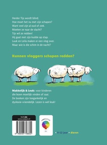 Red de schapen! achterzijde