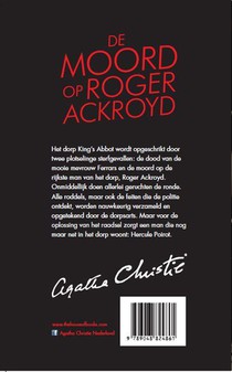 De moord op Roger Ackroyd achterzijde
