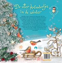 De vier kaboutertjes in de winter achterzijde