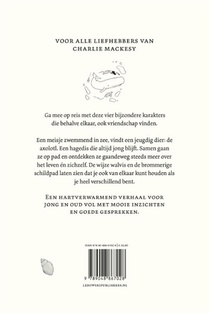 Het meisje, de walvis, de schildpad en de axolotl achterzijde