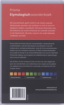 Etymologisch Woordenboek achterzijde