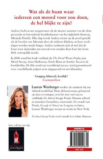 De duivel draagt Prada achterzijde