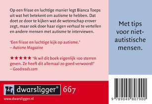 Maar je ziet er helemaal niet autistisch uit achterzijde
