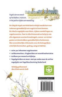 Zakgids Vogels van Nederland en België achterzijde