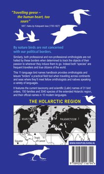 11-language Handbook to the Names of all Holarctic Birds achterzijde