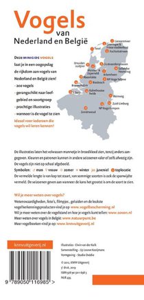 Minigids Vogels van Nederland en België achterkant