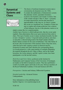 Dynamical Systems and Chaos achterzijde