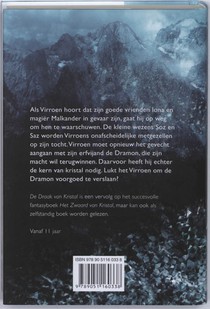 De draak van kristal achterzijde