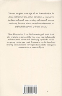 De staat in het derde millennium achterzijde