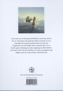 De ezel en de os achterzijde