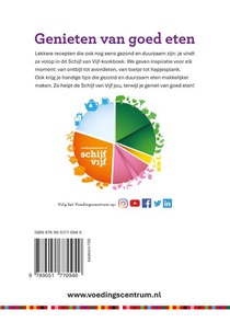 Schijf van Vijf kookboek achterzijde