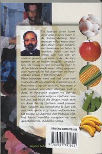Het Ayurvedisch kookboek achterzijde