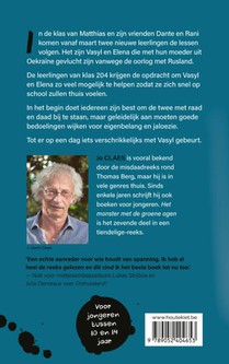 Het monster met de groene ogen achterzijde