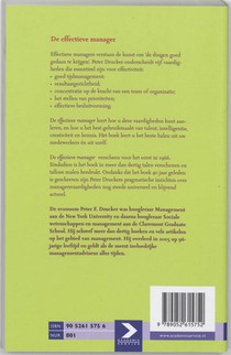 De effectieve manager achterzijde