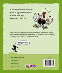 haan is geen kip achterzijde