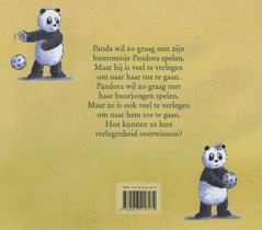 Twee verlegen pandas achterzijde