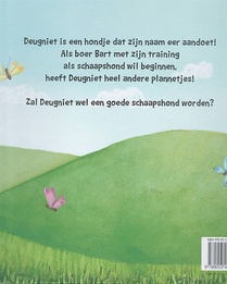 Deugniet het stoute schaapshondje achterzijde
