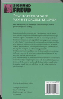 Psychopathologie van het dagelijks leven achterzijde
