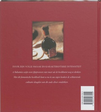 Het balsamico-azijn kookboek achterzijde