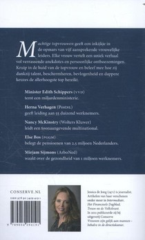 Machtige topvrouwen achterzijde